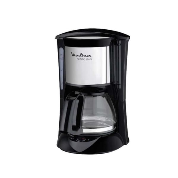 Cafetière 6 tasses MOULINEX 600 Watt - Noir et Inox (FG151825) Cafetière 6 tasses MOULINEX 600 Watt - Noir et Inox (FG151825)